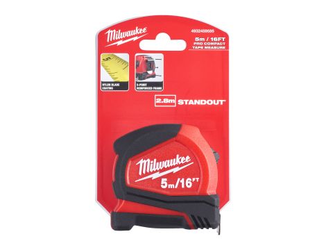 Milwaukee - Taśma miernicza Pro Compact C5-16/25 - 1pc - 4932459595 - opakowanie 24 szt. Cena za szt. - 2