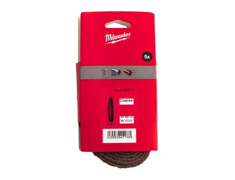 Milwaukee - Taśma ścierna gruboziarnista 10 x 330 5szt. - 4932492877 - 2