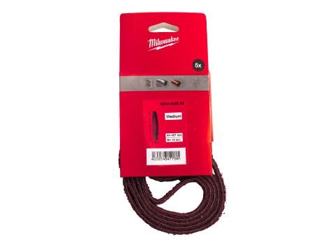 Milwaukee - Taśma ścierna średnie ziarno 13 x 457 5szt. - 4932492885 - 2
