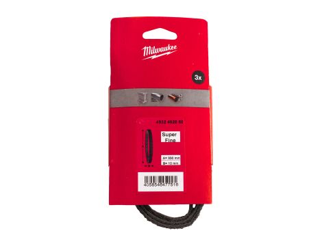 Milwaukee - Taśma ścierna wykończeniowa 10 x 330 3szt. - 4932492880 - 2