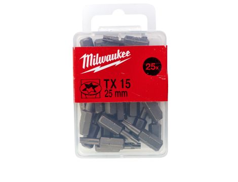 Milwaukee - TX15 (25 szt.) dł. 25 mm - 4932399595 - 2