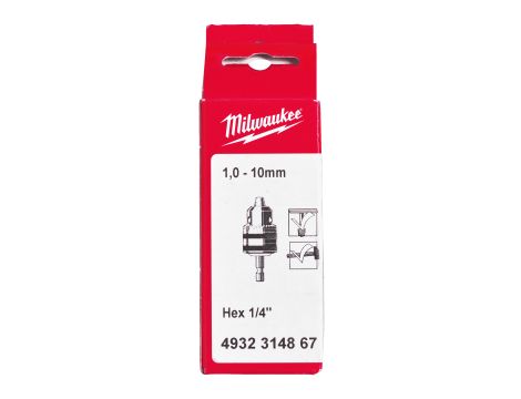 Milwaukee - Uchwyt zębaty 6-kątny 1/4" 0,5 - 6,5 mm - 4932314867 - 2