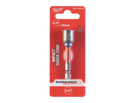 Milwaukee - Udarowa magnetyczna nasadka sześciokątna 3/8"/65 mm - 4932492440 - 2