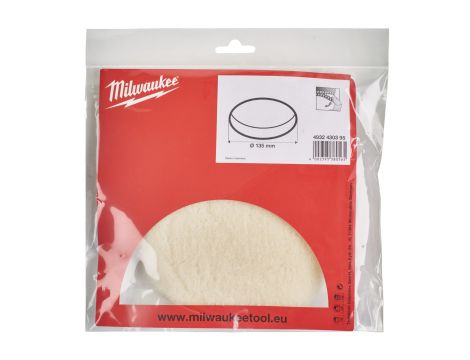 Milwaukee - Wełniana tarcza polerska 135 mm - 4932430395 - 2