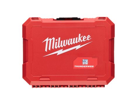 Milwaukee - Wiertła udarowe Thunderweb / 1 - 13 mm / co 0,5 mm kaseta met. 25 szt. - 4932493870 - 3