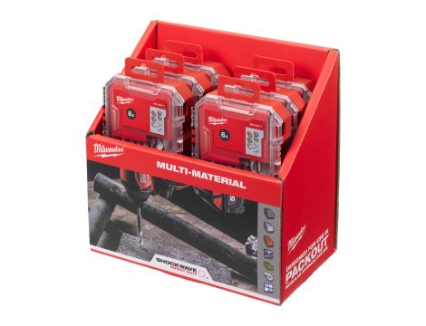 Milwaukee - Wiertła uniwersalne - zestaw 8 szt. - 4932493872 - 3