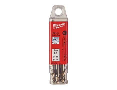 Milwaukee - Wiertło do metalu 10 szt.; 4,1/55/14 mm - 4932352228 - 2