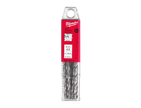 Milwaukee - Wiertło do metalu 4,5/82/126 mm (10 szt.) - 4932430333 - 2