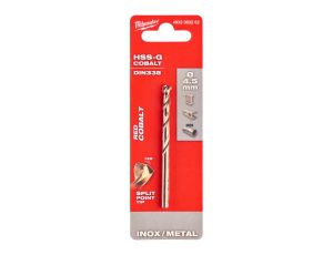 Milwaukee - Wiertło do metalu HSS-G CO 4,5 mm (1 szt.) - 4932363262 - image 2