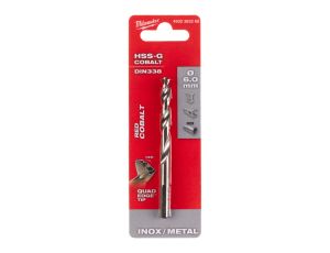 Milwaukee - Wiertło do metalu HSS-G CO 6,0 mm - 4932363268 - image 2