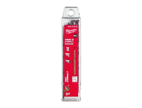 Milwaukee - Wiertło do metalu HSS-G CO 6,5 mm (10 szt.) - 4932373346 - 2