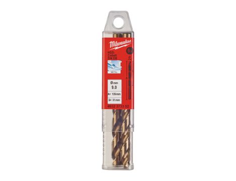 Milwaukee - Wiertło do metalu HSS-G CO 9,0 mm (5 szt.) - 4932373352 - 2