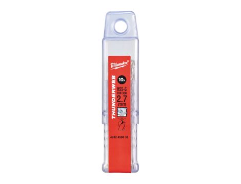 Milwaukee - Wiertło HSS-G Thunderweb 2.7 - 10 szt. - 4932459838 - 2