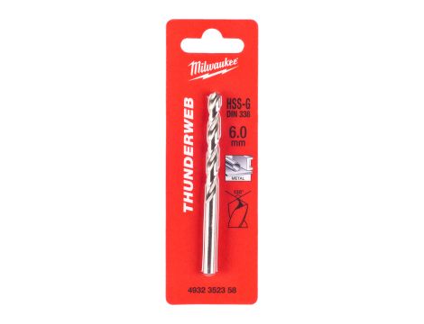 Milwaukee - Wiertło HSS-G Thunderweb 6,0 mm - 4932352358 - 2