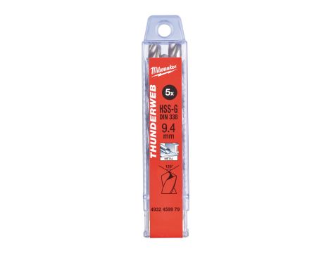 Milwaukee - Wiertło HSS-G Thunderweb 9.4 - 5 szt. - 4932459879 - 2