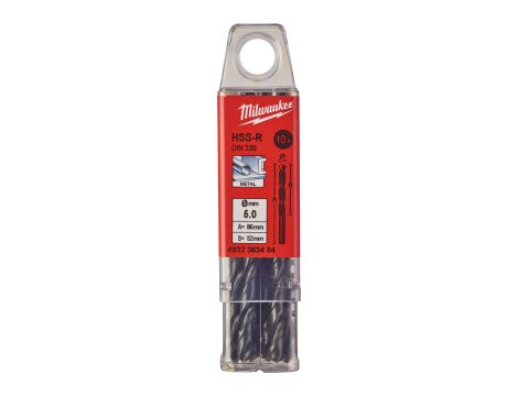Milwaukee - Wiertło HSS-R 5,0 mm (10 szt.) - 4932363484 - 2