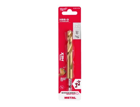Milwaukee - Wiertło udarowe do metalu SWave HSS-G Tin 12.5mm -1szt. - 48894728 - 2