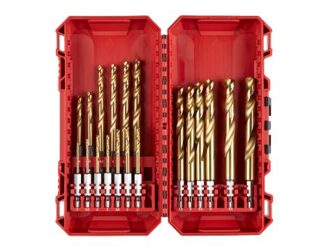 Milwaukee - Wiertło udarowe do metalu SWave HSS-G Tin 19szt. - zestaw - 4932493866