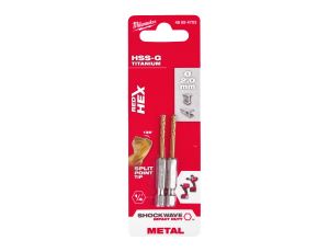 Milwaukee - Wiertło udarowe do metalu SWave HSS-G Tin 2mm -2szt. - 48894703 - image 2