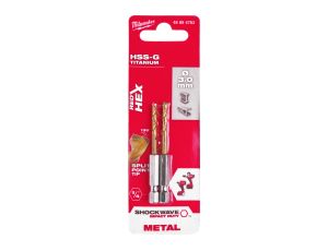Milwaukee - Wiertło udarowe do metalu SWave HSS-G Tin 3mm -2szt. - 48894763 - image 2