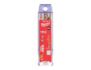 Milwaukee - Wiertło udarowe do metalu SWave HSS-G Tin 4.0mm -10szt. - 4932478178 - image 2