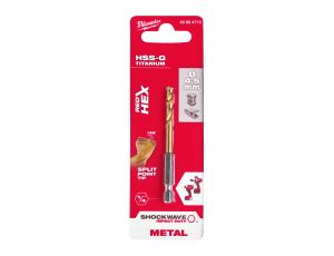 Milwaukee - Wiertło udarowe do metalu SWave HSS-G Tin 4.5mm - 48894710 - image 2