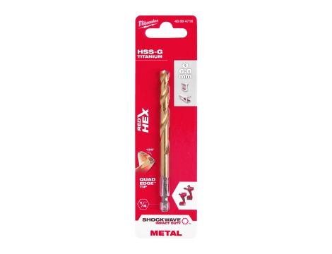Milwaukee - Wiertło udarowe do metalu SWave HSS-G Tin 6.8mm - 48894716 - 2
