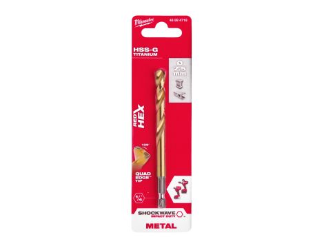 Milwaukee - Wiertło udarowe do metalu SWave HSS-G Tin 7.5mm -1szt. - 48894718 - 2