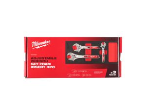Milwaukee - Wkładka piankowa z kluczami nastawnymi 150mm, 200mm & 250mm - do wózków narzędziowych - 4932492397 - image 2