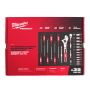 Milwaukee - Wkładka piankowa z nasadkami 1/4", wkrętakami i kluczem - do skrzyni Packout z szufladami, 35 szt - 4932480717 - 3