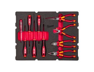 Milwaukee - Wkładka piankowa z szczypcami i wkrętakami VDE - do skrzyni Packout z szufladami, 9 szt - 4932493637