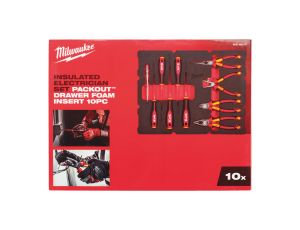 Milwaukee - Wkładka piankowa z szczypcami i wkrętakami VDE - do skrzyni Packout z szufladami, 9 szt - 4932493637 - image 2