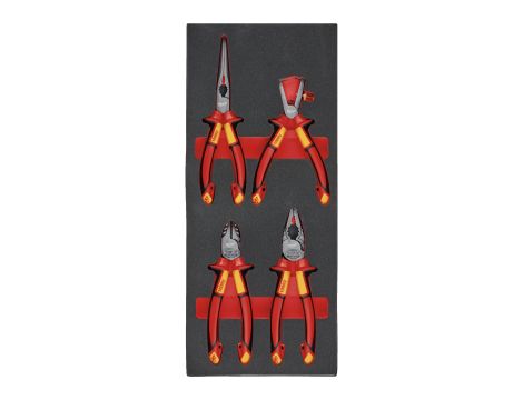 Milwaukee - Wkładka piankowa ze szczypcami VDE 4szt. - do wózków narzędziowych - 4932493250