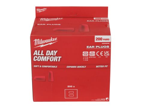 Milwaukee - Wkładki piankowe 200 par - 4932480465 - 2