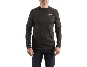 Milwaukee - WWLSBL-XL Lekka koszulka robocza z długim rękawem - czarna - 4932493081
