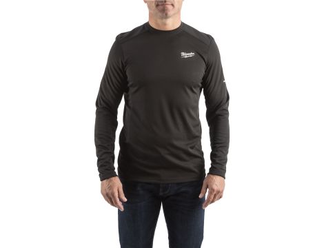 Milwaukee - WWLSBL-XL Lekka koszulka robocza z długim rękawem - czarna - 4932493081