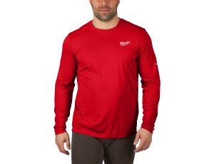Milwaukee - WWLSRD-L Lekka koszulka robocza z długim rękawem - czerwona - 4932493085