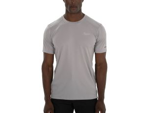 Milwaukee - WWSSG-M Lekka koszulka robocza z krótkim rękawem - szara  - 4933478195