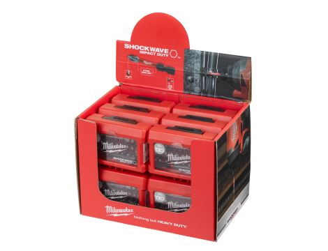Milwaukee - Zestaw bitów Shockwave w kasecie - 32 szt. - 4932464240 - 3