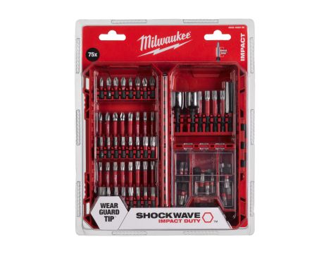 Milwaukee - Zestaw bitów udarowych SHOCKWAVE™ Impact Duty XL Box  (TX) 75 szt. - 4932492008 - 2