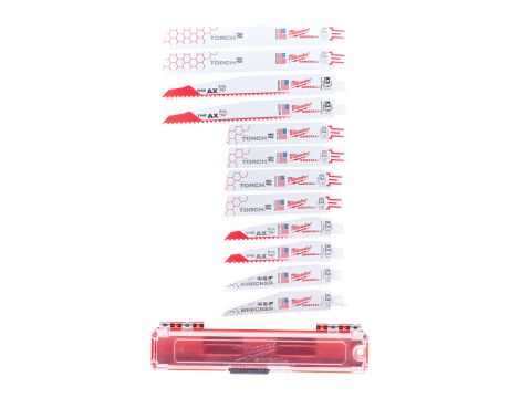 Milwaukee - Zestaw brzeszczotów do piły szablastej - 12 szt. - 49222229