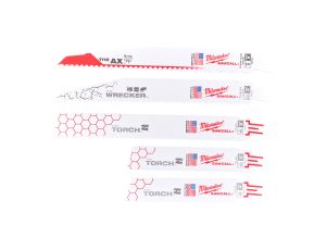 Milwaukee - Zestaw brzeszczotów do piły szablastej - 5 szt. - 49222205