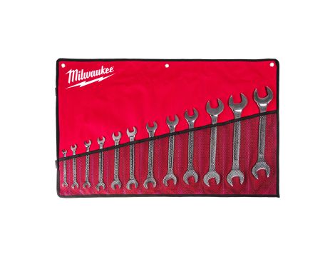 Milwaukee - Zestaw kluczy dwustronnie płaskich 12szt. - 4932492714