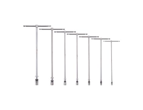 Milwaukee - Zestaw kluczy nasadowych typu T HEX z przegubem 7szt - 4932492674