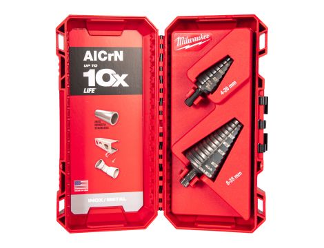 Milwaukee - Zestaw kobaltowych wierteł stopniowych - 2 szt. - 48899398