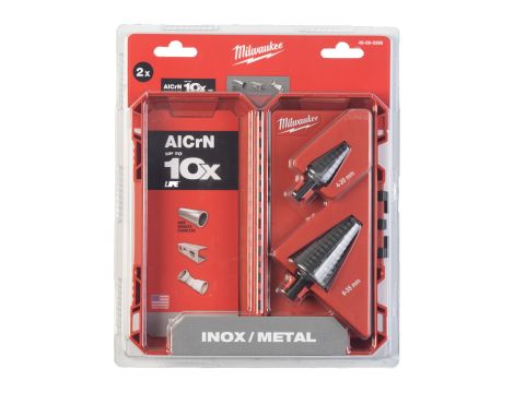 Milwaukee - Zestaw kobaltowych wierteł stopniowych - 2 szt. - 48899398 - 2