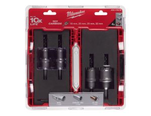 Milwaukee - Zestaw otwornic TCT z uchwytem sześciokątnym (ø 16, 20, 25, 32 mm) - 4932479058 - image 2