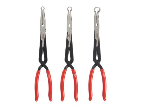 Milwaukee - Zestaw szczypiec długich ze szczękami oczkowymi (8, 12,7, 19mm) - 4932492503