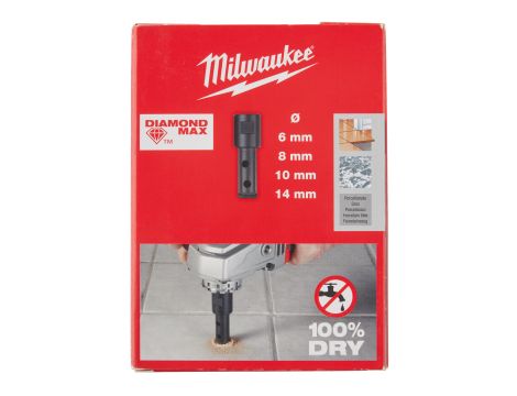 Milwaukee - Zestaw wierteł diamentowych  M14 - 4 szt. - 4932471863 - 2