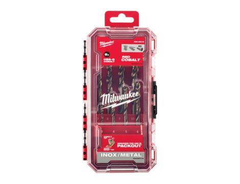 Milwaukee - Zestaw wierteł do metalu HSS-G Co - 8 szt.  - 4932499256